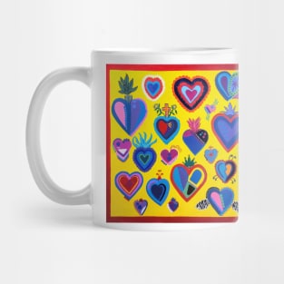 Corazones de Colores Mug